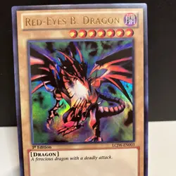 YUGIOH! RED-EYES B. DRAGON- LCJW-EN003 NM 1st Edition - Image 1