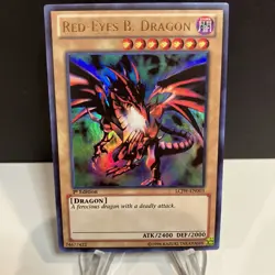 YUGIOH! RED-EYES B. DRAGON- LCJW-EN003 NM 1st Edition - Image 2