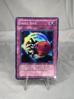 Yugioh Graceful Dice EDS-002 And Skull Dice EDS-003 Holo Secret Rare - Image 1