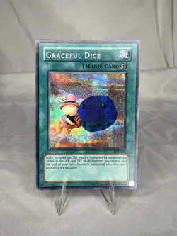 Yugioh Graceful Dice EDS-002 And Skull Dice EDS-003 Holo Secret Rare - Image 2