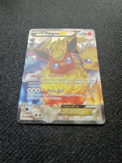 Flareon EX RC28/RC32 - Generations Radiant Full Art Holo Rare Pokemon Card LP/MP - Image 2