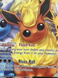 Flareon EX RC28/RC32 - Generations Radiant Full Art Holo Rare Pokemon Card LP/MP - Image 3