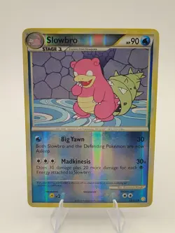 Pokemon Card - Slowbro HeartGold SoulSilver 52/123 Reverse Holo - Image 1