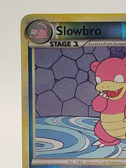 Pokemon Card - Slowbro HeartGold SoulSilver 52/123 Reverse Holo - Image 2