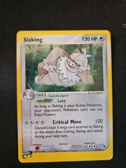 Pokemon Card - Slaking Ruby and Sapphire 12/109 Holo Rare Expedition - Image 1