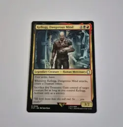 MTG Kellogg, Dangerous Mind Universes Beyond Fallout Regular Card LP - Image 1