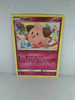 Pokemon TCG Cleffa 131/214 SM Unbroken Bonds Regular Uncommon NM CUTE CARD - Image 1