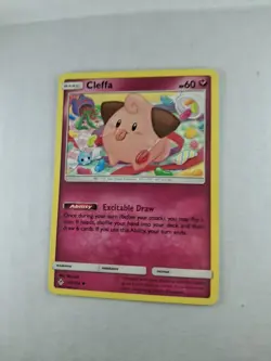 Pokemon TCG Cleffa 131/214 SM Unbroken Bonds Regular Uncommon NM CUTE CARD - Image 2