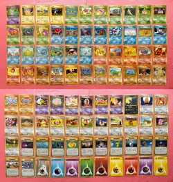 Pikachu Slowbro Pokemon Card Old Back Normal Card 88 Pieces Bulk Purchase - Image 1
