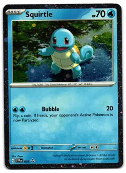 Squirtle 048 - Scarlet & Violet Promo Pokemon TCG - LP Card - Image 1