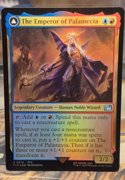 FOIL U 0219 The Emperor of Palamecia Uncommon Final Fantasy NM Card MTG FFIX - Image 1