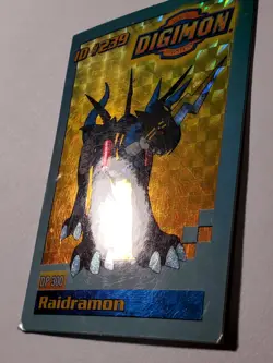 "RAIDRAMON" Holo Foil Card - Bandai 1999 Digimon Trading Card #239 -HP condition - Image 4