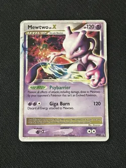 Mewtwo LV.X DP28 Black Star Promo 2008 Holo Rare Pokemon Card TCG - Image 1
