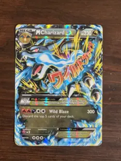 Pokemon TCG Mega M Charizard EX Flashfire Holo Ultra Rare Card 69/106 XY - Image 1