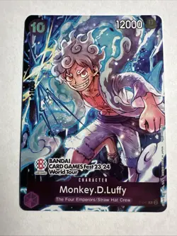 One Piece card lot of 5 cards - Image 1