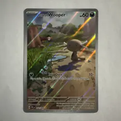 Paldean Wooper 102/094 Illustration Rare English Pokemon Card Phantasmal Flames - Image 1