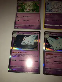 Lot Of 7 Togepi Togetic and Togekiss Pokemon Cards - Image 2