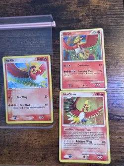 Pokemon TCG Ho-oh Card Lot 1/17, 9/95 & 10/132 Holo Rares: MP/HP. Free Shipping! - Image 1