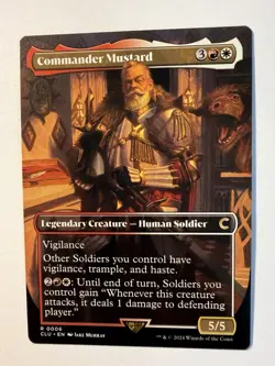 MTG - Commander Mustard - Borderless - CLU 0006 - Ravnica: Clue Edition - Rare - Image 1