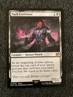 Magic The Gathering MTG - Dark Confidant - Final Fantasy - Image 1