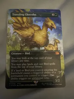 Traveling Chocobo (Borderless) (Chocobo Track Foil) Final Fantasy Foil - Image 1