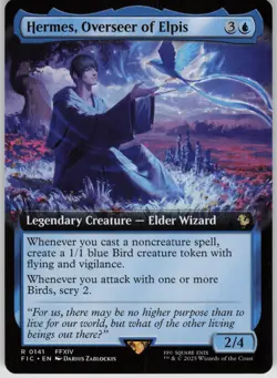 MTG Hermes, Overseer of Elpis (Extended Art) Normal NM Commander: FINAL FANTASY - Image 1