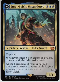 MTG Emet-Selch, Unsundered Normal NM FINAL FANTASY Magic 218 - Image 1