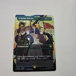 A Realm Reborn (Borderless) Final Fantasy Foil Magic The Gathering MTG - Image 1