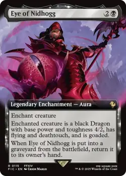 Eye of Nidhogg (Extended Art) Commander: FINAL FANTASY NM MTG Non-Foil - Image 1