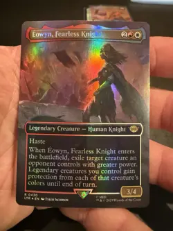 Eowyn, Fearless Knight (Borderless Foil) Lord of the Rings 430 NM - Image 1