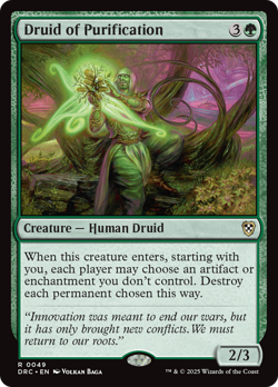 Druid of Purification [Aetherdrift Commander] Near Mint - Image 1