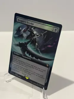 Reaper's Scythe (Extended Art) #117 (Foil) (NM) Final Fantasy FIC Magic MTG - Image 2