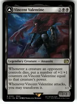Vincent Valentine R FINAL FANTASY 125 NM MTG - Image 1