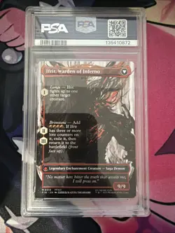 2025 MTG FINAL FANTASY CLIVE, IFRIT'S DOMINANT/IFRIT, WARDEN OF INFERNO PSA 9 - Image 2