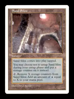 MTG Sand Silos LP Light Play Fifth Edition [4595] - Image 1