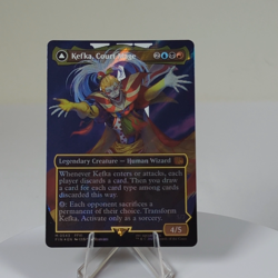 Kefka, Court Mage Borderless Surge Foil 543 FIN Final Fantasy MTG NM See Video - Image 2