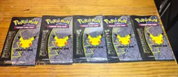 Pokemon Celebrations 25th Anniversary New Sealed Booster Pack Lot TCG | 5 Packs - Image 1