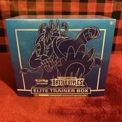 POKEMON TCG BATTLE STYLES BLUE FACTORY SEALED ELITE TRAINER BOX ETB - Image 1
