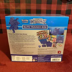 POKEMON TCG BATTLE STYLES BLUE FACTORY SEALED ELITE TRAINER BOX ETB - Image 3