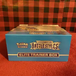 POKEMON TCG BATTLE STYLES BLUE FACTORY SEALED ELITE TRAINER BOX ETB - Image 5