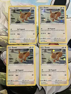 Pokemon TCG Eevee Black Star Promo SWSH190 Lot Of 20 In Mini Album - Image 1