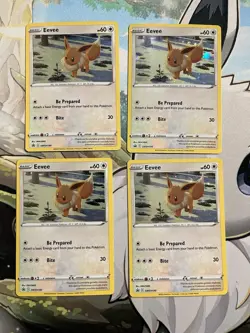 Pokemon TCG Eevee Black Star Promo SWSH190 Lot Of 20 In Mini Album - Image 3