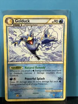 Pokemon Golduck HS-Triumphant 22/102 LP - Image 1