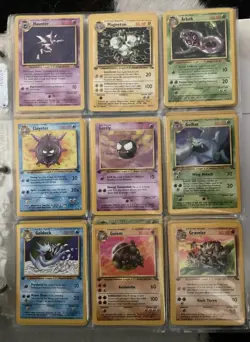 Pokemon First Edition Fossil Collection All NM no holos - Image 1
