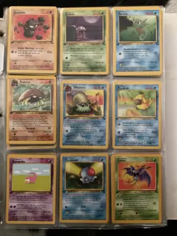 Pokemon First Edition Fossil Collection All NM no holos - Image 5