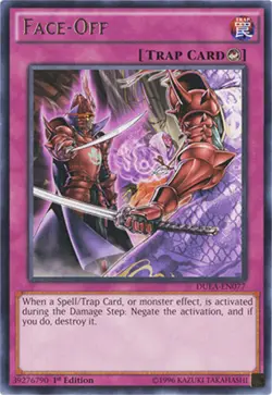 Face-Off - DUEA-EN077 - Rare - 1st Edition x3 - Lightly Played - Image 1