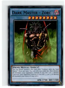 Yu-Gi-Oh! Dark Master Zorc Common MIL1-EN009 Moderately Played 1st Edition - Image 1