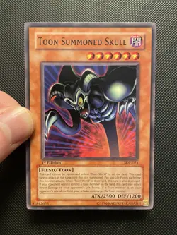 Toon Summoned Skull SDP-021 Yu-Gi-Oh! Card 1st Edition NA English Vintage - Image 1