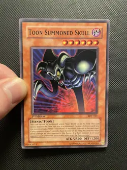 Toon Summoned Skull SDP-021 Yu-Gi-Oh! Card 1st Edition NA English Vintage - Image 4