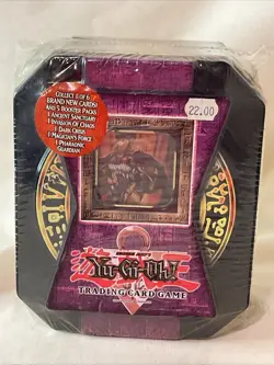 Yu-Gi-Oh Cards - 2004 Collectors Tin PURPLE COMMAND KNIGHT New Factory Sealed - Image 2